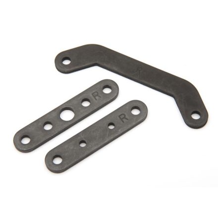Traxxas Bulkhead tie bar, rear, upper (1)/ lower front (1)/ lower rear (1) (steel)