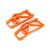 Traxxas Suspension arm, lower, orange (left and right, front or rear) (2)