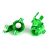 Traxxas Steering blocks, 6061-T6 aluminum (green-anodized), left & right