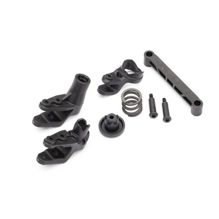 Traxxas Steering bellcranks/ bellcrank support/ servo saver/ servo saver spring/ draglink/ 3x20mm shoulder screws (2)
