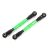 Traxxas Toe links, front (TUBES green-anodized, 7075-T6 aluminum, stronger than titanium) (88mm) (2)/ rod ends, rear (4)/ rod ends, front (4)/ aluminum wrench (1)