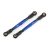 Traxxas Toe links, front (TUBES blue-anodized, 7075-T6 aluminum, stronger than titanium) (88mm) (2)/ rod ends, rear (4)/ rod ends, front (4)/ aluminum wrench (1)