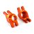 Traxxas Carriers, stub axle (orange-anodized 6061-T6 aluminum) (rear) (2)