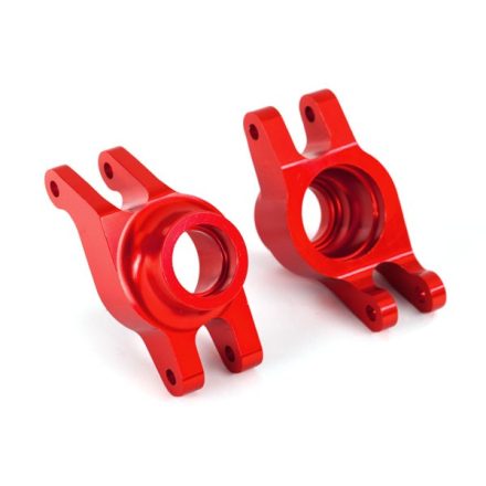 Traxxas Carriers, stub axle (red-anodized 6061-T6 aluminum) (rear) (2)