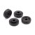 Traxxas Wheel washers, black (4)