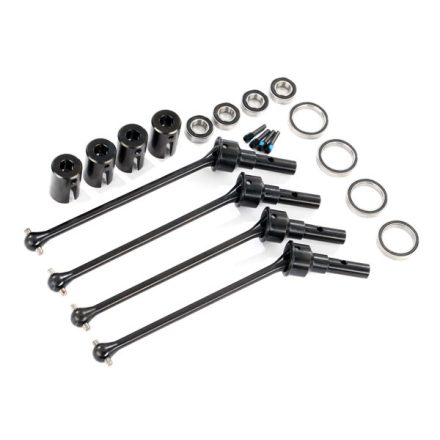 Traxxas Driveshafts, steel constant-velocity (assembled), front or rear (4) (for use with #8995 WideMaxx™ suspension kit)