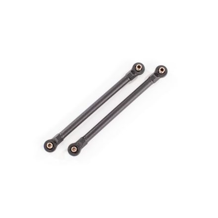 Traxxas Toe links, 119.8mm (108.6mm center to center) (black) (2) (for use with #8995 WideMaxx™ suspension kit)