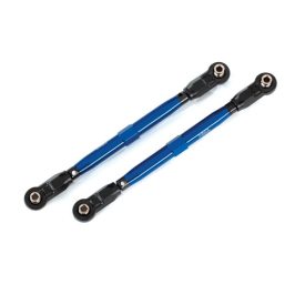   Traxxas Toe links, front (TUBES blue-anodized, 6061-T6 aluminum) (2) (for use with #8995 WideMaxx™ suspension kit)