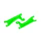 Traxxas Suspension arms, upper, green (left or right, front or rear) (2) (for use with #8995 WideMaxx™ suspension kit)