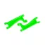 Traxxas Suspension arms, upper, green (left or right, front or rear) (2) (for use with #8995 WideMaxx™ suspension kit)