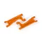 Traxxas Suspension arms, upper, orange (left or right, front or rear) (2) (for use with #8995 WideMaxx™ suspension kit)
