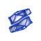 Traxxas Suspension arms, lower, blue (left and right, front or rear) (2) (for use with #8995 WideMaxx™ suspension kit)