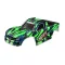 Traxxas  Body, Hoss™ 4X4 VXL, green/ window, grille, lights decal sheet (assembled with front & rear body mounts and rear body support for clipless mounting)