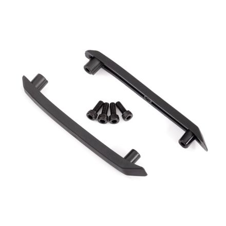 Traxxas Skid plate, roof (body) (black) (left & right)/ 3x8mm CS (4)