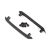 Traxxas Skid plate, roof (body) (black) (left & right)/ 3x8mm CS (4)