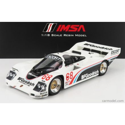 TRUESCALE PORSCHE 962 TEAM BFGOODRICH N 68 500 MILES IMSA ROAD AMERICA 1986 D.BRASSFIELD - J.MASS