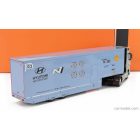 IXO Mercedes Benz ACTROS MP4 1851 BIGSPACE TRUCK - CAR TRANSPORTER TEAM HYUNDAI TEAM SHELL MOBIS WRT RALLY 2024