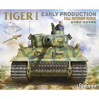   U-Star Tiger I Early Production (Full Interior) Kursk harckocsi makett