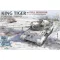 U-Star King Tiger Porsche Turret With Full Interior harckocsi makett