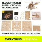 UGEARS Mini helikopter modell