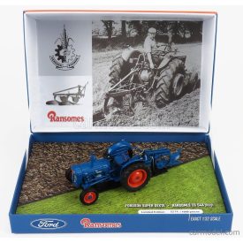   UNIVERSAL HOBBIES FORDSON SUPER DEXTA TRACTOR WITH RANSOMES TS 54A 1962 - COFFRET BOX