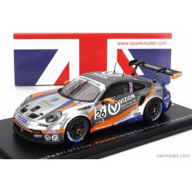   SPARK MODEL PORSCHE 911 991-2 GT3 TEAM PARKER RACING N 26 CHAMPION BRITISH PORSCHE CARRERA CUP SEASON 2022 K.JEWISS