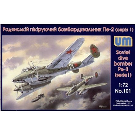 Unimodels Dive Bomber Pe-2 early makett