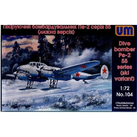 Unimodels Dive Bomber Pe-2 makett