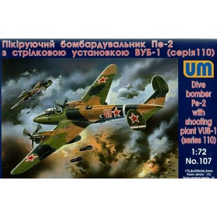 Unimodels Dive Bomber Pe-2 makett