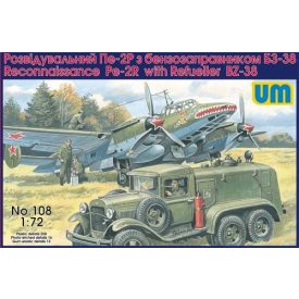 Unimodels Pe-2R reconn. aircraft w. ref. BZ-38 makett
