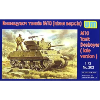 Unimodels M10 tank destroyer, late harcjármű makett