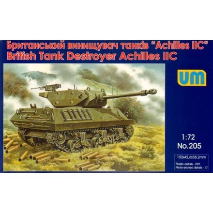 Unimodels Achilles IIC British tank destroyer makett