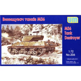 Unimodels M36 tank destroyer harcjármű makett