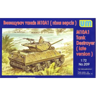 Unimodels M10A1 Tank destroyer harcjármű makett