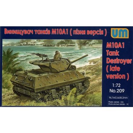 Unimodels M10A1 Tank destroyer makett