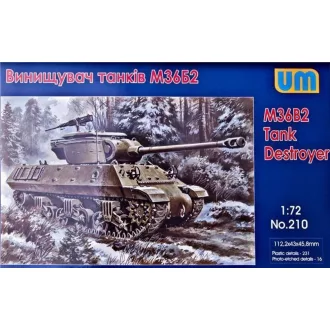 Unimodels M36B2 Tank destroyer harcjármű makett