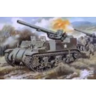   Unimodels M12 U.S. 155mm self-propelled gun harcjármű makett