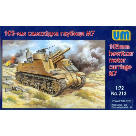 Unimodels M7 105mm howizter motor carriage makett