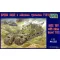 Unimodels M32 tank recovery vehicle with mine traw makett
