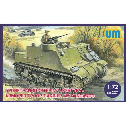 Unimodels M7 'Kangaroo' Armored troop-carrier makett