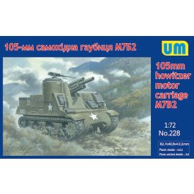 Unimodels 105mm howitzer motor Carriage M7B2 makett