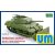 Unimodels M10A1 tank destroyer (late) with M1 dozer blade makett
