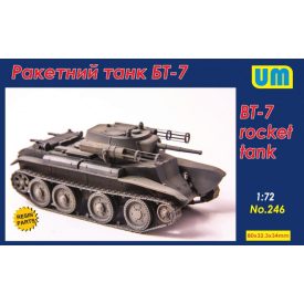 Unimodels Soviet BT-7 rocket tank makett