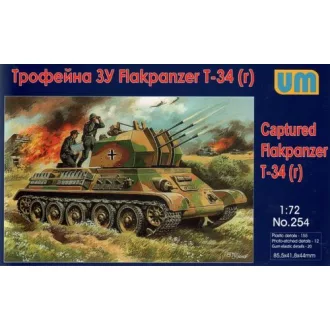 Unimodels Captured Flakpanzer T-34r makett