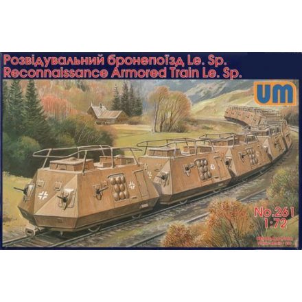 Unimodels Reconnaissance armored train Le.Sp makett