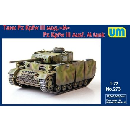 Unimodels Pz.Kpfw.III Ausf.M makett