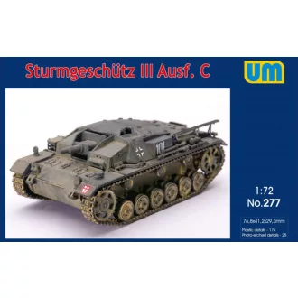 Unimodels Sturmgeschutz III Ausf.C harcjármű makett