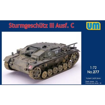 Unimodels Sturmgeschutz III Ausf. C makett