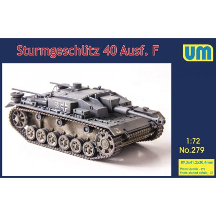 Unimodels Sturmgeschutz 40 Ausf.F makett