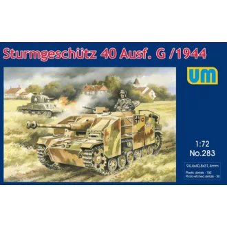 Unimodels Sturmgeschutz 40 Ausf.G/1944 harcjármű makett